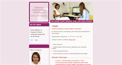 Desktop Screenshot of gynevra.cz